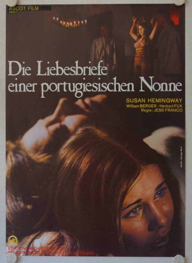 Die Liebesbriefe einer portugiesischen Nonne originales deutsches Filmplakat